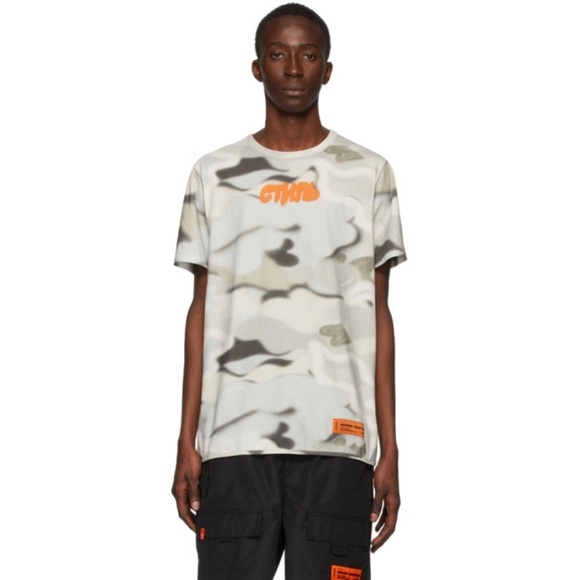 Heron Preston Multicolor Camouflage Style T-Shirt Стиль Size L
